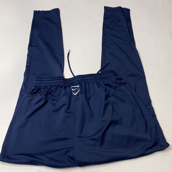 Nike Dri -Fit  Zip Ankle Soccer Track Jogger Pants Navy Small - Picture 4 of 9